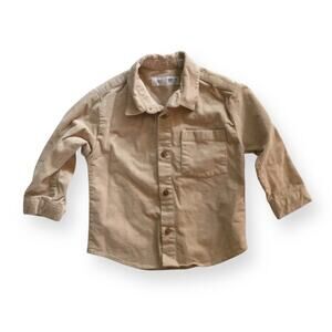 Zara corduroy button up shirt